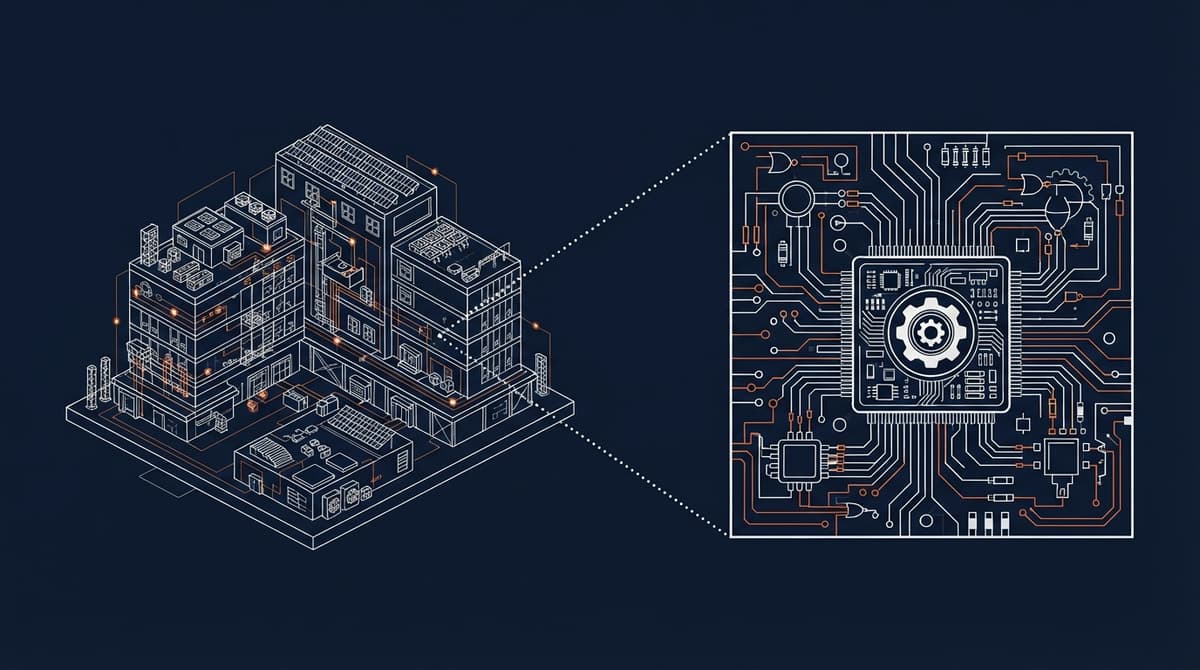 Fraktale Zoom-Grafik zur Veranschaulichung der Makro-Mikro-Systematik